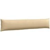 Sofa Pagalvės 2 pcs Pilkai žalia 200 x 40 cm Kordūrinis audinys