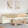 Sofa Pagalvės 2 pcs Pilkai žalia 200 x 40 cm Kordūrinis audinys
