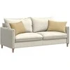 Sofa Pagalvės 2 pcs Pilkai žalia 60 x 40 cm Kordūrinis audinys
