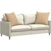 Sofa Pagalvės 2 pcs Pilkai žalia 60 x 60 cm Kordūrinis audinys