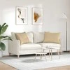 Sofa Pagalvės 2 pcs Pilkai žalia 70 x 50 cm Kordūrinis audinys