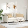 Sofa Pagalvės 2 pcs Pilkai žalia 80 x 40 cm Kordūrinis audinys