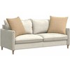Sofa Pagalvės 2 pcs Pilkai žalia 80 x 80 cm Kordūrinis audinys