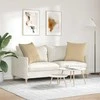 Sofa Pagalvės 2 pcs Pilkai žalia 80 x 80 cm Kordūrinis audinys
