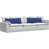 Sofa Pagalvės 2 pcs Policijos mėlyna 120 x 40 cm