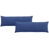 Sofa Pagalvės 2 pcs Policijos mėlyna 120 x 40 cm