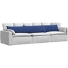 Sofa Pagalvės 2 pcs Policijos mėlyna 200 x 40 cm