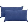 Sofa Pagalvės 2 pcs Policijos mėlyna 80 x 40 cm