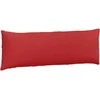 Sofa Pagalvės 2 pcs Raudona 120 x 40 cm audinys