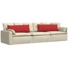 Sofa Pagalvės 2 pcs Raudona 120 x 40 cm audinys