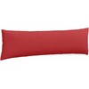 Sofa Pagalvės 2 pcs Raudona 145 x 40 cm audinys