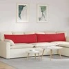 Sofa Pagalvės 2 pcs Raudona 145 x 40 cm audinys