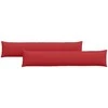 Sofa Pagalvės 2 pcs Raudona 200 x 40 cm audinys