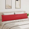 Sofa Pagalvės 2 pcs Raudona 200 x 40 cm audinys