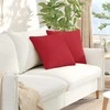 Sofa Pagalvės 2 pcs Raudona 45 x 45 cm audinys