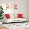 Sofa Pagalvės 2 pcs Raudona 45 x 45 cm audinys