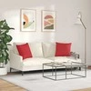 Sofa Pagalvės 2 pcs Raudona 45 x 45 cm audinys