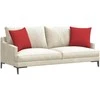 Sofa Pagalvės 2 pcs Raudona 45 x 45 cm audinys