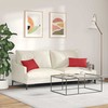 Sofa Pagalvės 2 pcs Raudona 50 x 30 cm audinys