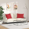 Sofa Pagalvės 2 pcs Raudona 70 x 50 cm audinys