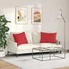 Sofa Pagalvės 2 pcs Raudona 70 x 50 cm audinys