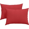 Sofa Pagalvės 2 pcs Raudona 70 x 50 cm audinys