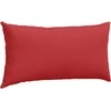 Sofa Pagalvės 2 pcs Raudona 80 x 40 cm audinys