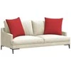 Sofa Pagalvės 2 pcs Raudona 80 x 80 cm audinys