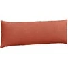 Sofa Pagalvės 2 pcs Raudona oranžinė 120 x 40 cm