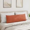 Sofa Pagalvės 2 pcs Raudona oranžinė 120 x 40 cm