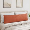 Sofa Pagalvės 2 pcs Raudona oranžinė 145 x 40 cm