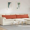 Sofa Pagalvės 2 pcs Raudona oranžinė 145 x 40 cm