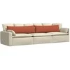 Sofa Pagalvės 2 pcs Raudona oranžinė 145 x 40 cm