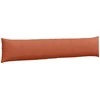 Sofa Pagalvės 2 pcs Raudona oranžinė 200 x 40 cm