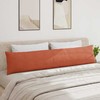 Sofa Pagalvės 2 pcs Raudona oranžinė 200 x 40 cm