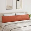Sofa Pagalvės 2 pcs Raudona oranžinė 200 x 40 cm