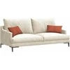 Sofa Pagalvės 2 pcs Raudona oranžinė 50 x 30 cm