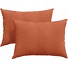 Sofa Pagalvės 2 pcs Raudona oranžinė 70 x 50 cm
