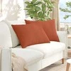Sofa Pagalvės 2 pcs Raudona oranžinė 70 x 50 cm