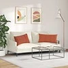 Sofa Pagalvės 2 pcs Raudona oranžinė 80 x 40 cm