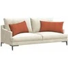 Sofa Pagalvės 2 pcs Raudona oranžinė 80 x 40 cm