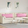 Sofa Pagalvės 2 pcs Rožinė 120 x 40 cm audinys