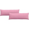 Sofa Pagalvės 2 pcs Rožinė 120 x 40 cm audinys