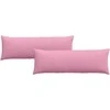 Sofa Pagalvės 2 pcs Rožinė 120 x 40 cm audinys