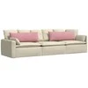 Sofa Pagalvės 2 pcs Rožinė 120 x 40 cm Kordūrinis audinys