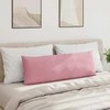 Sofa Pagalvės 2 pcs Rožinė 120 x 40 cm Kordūrinis audinys