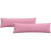 Sofa Pagalvės 2 pcs Rožinė 145 x 40 cm audinys