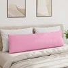 Sofa Pagalvės 2 pcs Rožinė 145 x 40 cm audinys