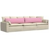 Sofa Pagalvės 2 pcs Rožinė 145 x 40 cm audinys