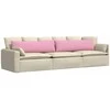 Sofa Pagalvės 2 pcs Rožinė 145 x 40 cm audinys